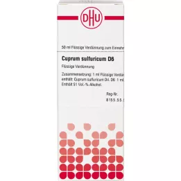 CUPRUM SULFURICUM Raztopina D 6, 50 ml