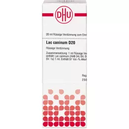 LAC CANINUM D 20 razredčitev, 20 ml