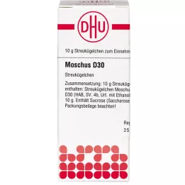 MOSCHUS D 30 kroglic, 10 g