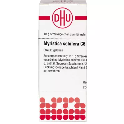 MYRISTICA SEBIFERA C 6 kroglic, 10 g