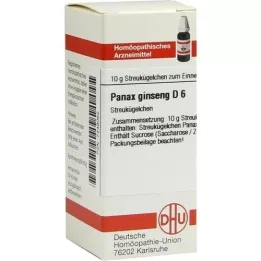 PANAX GINSENG D 6 kroglic, 10 g