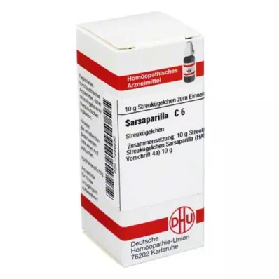 DHU Sarsaparilla C 6 globule, 10 g DHU Sarsaparilla C 6 globule, 10 g