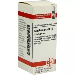 STAPHISAGRIA D 10 kroglic, 10 g