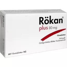 RÖKAN Plus 80 mg filmsko obložene tablete, 60 kosov