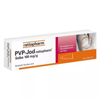 Pvp jodatum ratiopharm mazilo, 100 g Pvp jodatum ratiopharm mazilo, 100 g