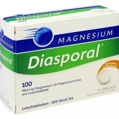 MAGNESIUM DIASPORAL 100 pastil, 100 kosov