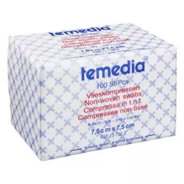 VLIESKOMPRESSEN 7,5x7,5 cm nesterilni četverček, 100 kosov