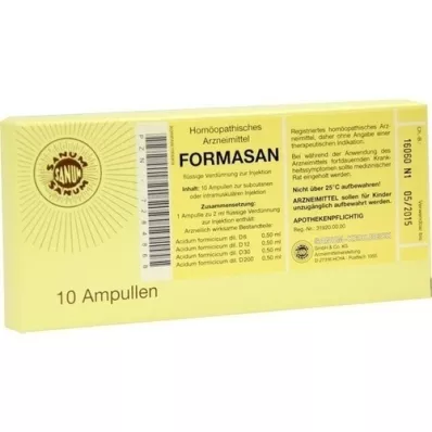 FORMASAN Injekcijske ampule, 10X2 ml