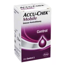 ACCU-CHEK Mobilna nadzorna raztopina 4 aplikatorji za enkratno uporabo, 1X4 kosov