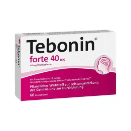 TEBONIN forte 40 mg filmsko obložene tablete, 60 kosov