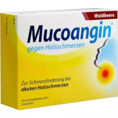 MUCOANGIN Gozdne jagode 20 mg pastile, 18 kosov