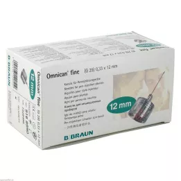OMNICAN Tanka igla za pisala 0,33x12 mm, 100 kosov