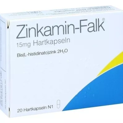 ZINKAMIN Falk 15 mg trde kapsule, 20 kosov