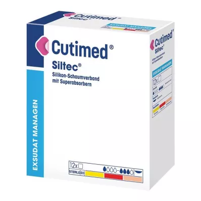 Cutimed Siltec penasta obloga 10x20 cm nežno lepljiva, 12 kosov Cutimed Siltec penasta obloga 10x20 cm nežno lepljiva, 12 kosov
