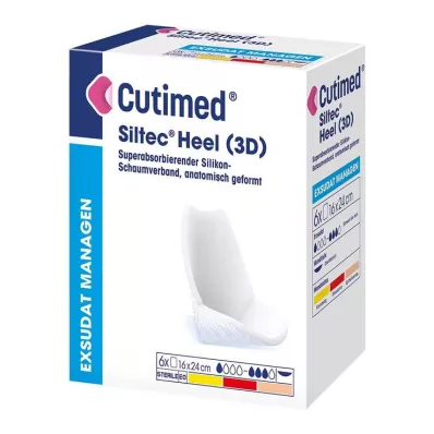 Komprese Cutimed Siltec Heel 3D 16x24 cm, 6 kom Komprese Cutimed Siltec Heel 3D 16x24 cm, 6 kom