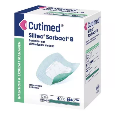 Cutimed Siltec Sorbact PU-povoj 15x15 cm, 12 kos