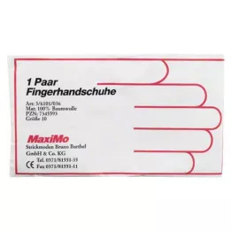 HANDSCHUHE Bombaž velikosti 10, 2 kosa