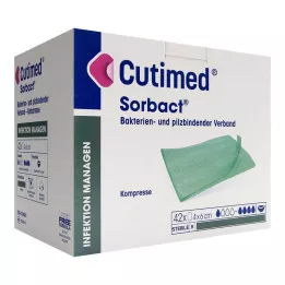 CUTIMED Sorbact kompresi 4x6 cm, 42 kosov