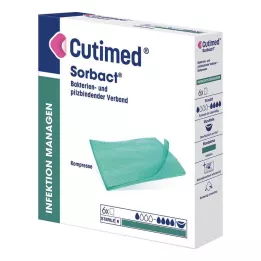 CUTIMED Sorbact kompresi 7x9 cm, 6 kosov