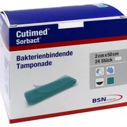 CUTIMED Sorbact tamponi 2x50 cm, 24 kosov