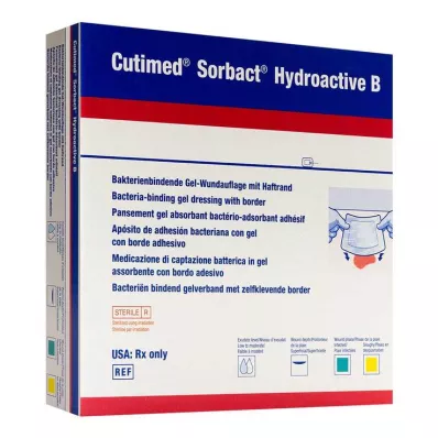 Cutimed Sorbact Hydroactive B Gel-V.14x14 cm lepljiv, 12 kos Cutimed Sorbact Hydroactive B Gel-V.14x14 cm lepljiv, 12 kos