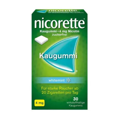 nicorette žvečilni gumi whitemint, 4 mg nikotina, 30 kos nicorette žvečilni gumi whitemint, 4 mg nikotina, 30 kos