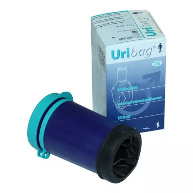 URIBAG Zložljiva steklenička za urin za moške, 1 kos