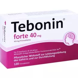 TEBONIN forte 40 mg filmsko obložene tablete, 120 kosov