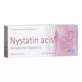 NYSTATIN acis filmsko obložene tablete, 20 kosov