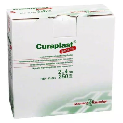 CURAPLAST Inj. obliži sensitive 2x4 cm, 250 kosov