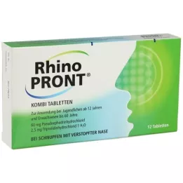RHINOPRONT Kombinirane tablete, 12 kosov