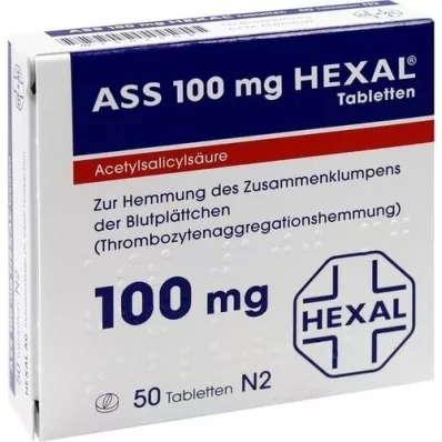 ASS 100 HEXAL tablet, 50 kosov