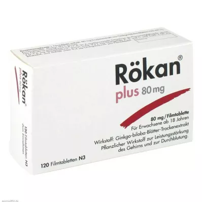 RÖKAN Plus 80 mg filmsko obložene tablete, 120 kosov RÖKAN Plus 80 mg filmsko obložene tablete, 120 kosov