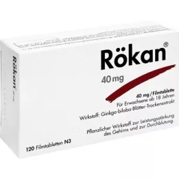 RÖKAN 40 mg filmsko obložene tablete, 120 kosov