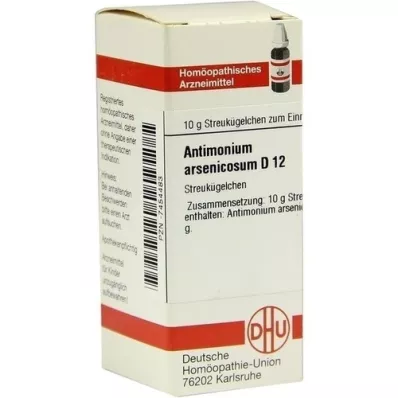 ANTIMONIUM ARSENICOSUM D 12 kroglic, 10 g