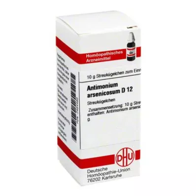 ANTIMONIUM ARSENICOSUM D 12 kroglic, 10 g