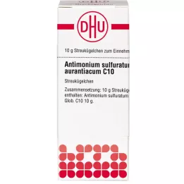 ANTIMONIUM SULFURATUM aurantiacum C 10 kroglic, 10 g