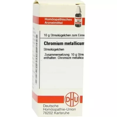 CHROMIUM METALLICUM D 12 kroglic, 10 g