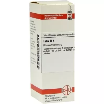 FILIX Raztopina D 4, 20 ml