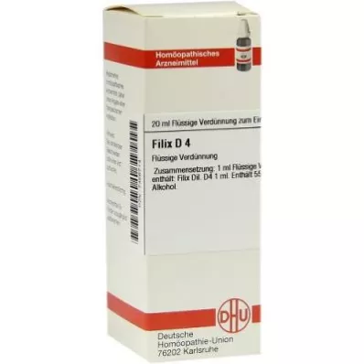 FILIX Raztopina D 4, 20 ml