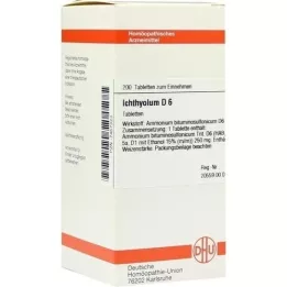 ICHTHYOLUM D 6 tablete, 200 kapsul