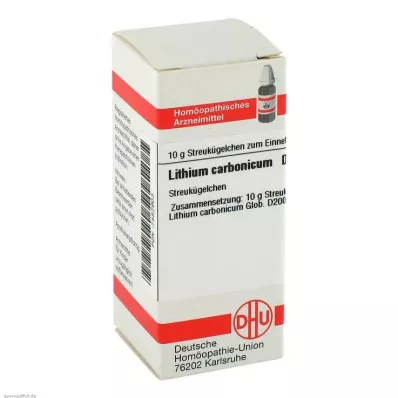 DHU Lithium carbonicum D 200 globul, 10 g DHU Lithium carbonicum D 200 globul, 10 g