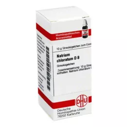NATRIUM CHLORATUM D 8 kroglic, 10 g