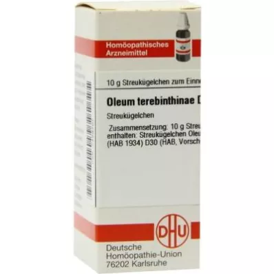 OLEUM TEREBINTHINAE D 30 kroglic, 10 g