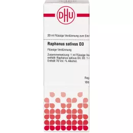 RAPHANUS SATIVUS Raztopina D 3, 20 ml