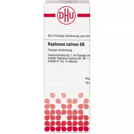 RAPHANUS SATIVUS Raztopina D 6, 20 ml