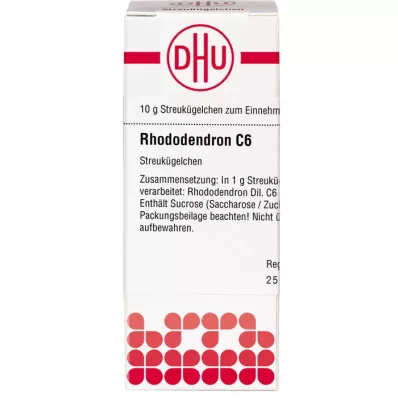 RHODODENDRON C 6 kroglic, 10 g