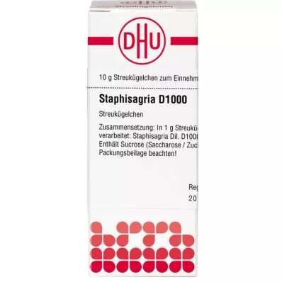 STAPHISAGRIA D 1000 globul, 10 g