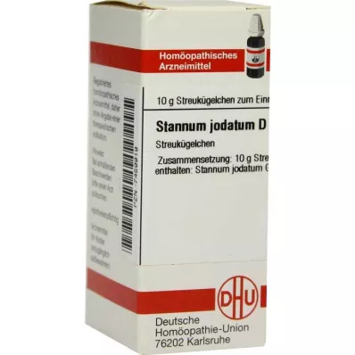 STANNUM JODATUM D 12 kroglic, 10 g