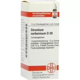 STRONTIUM CARBONICUM D 30 kroglic, 10 g